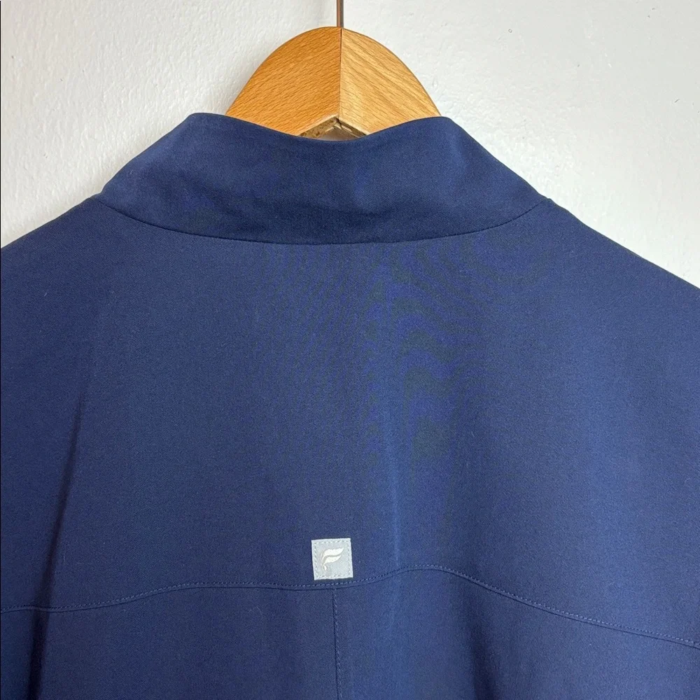 Fabletics Men’s‎ 2X Blue Foundation Performance Medical Scrub Jacket
